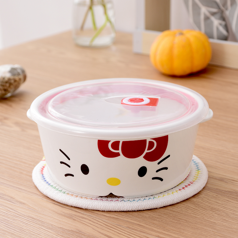 ceramics circular Rice bowl seal up With cover Separated Crisper go to work Lunch box Microwave Oven Lunch box Bento Boxin the Tableware , Fresh container/Fresh Containers , Crisper category - from Buy2taobao.com to provide professional Taobao agent buy service