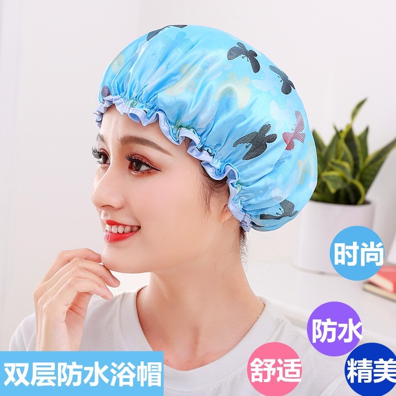 韩国洗澡的头帽成人女款湿 花边浴帽防水遮耳加厚淋浴小孩子幼儿在类目 家庭/个人清洁工具, 个人洗护清洁用具, 浴帽中 - 来自Buy2taobao.com提供专业的淘宝代购服务