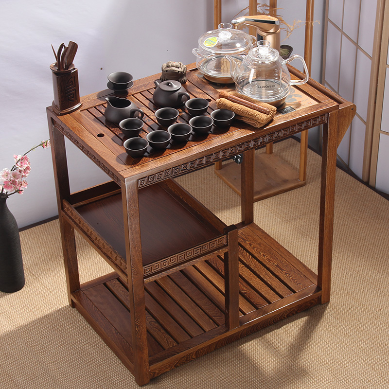 the republic of korea fully automatic Electromagnetic furnace Side cabinet Tea Service tea tray suit household tea table Wenge move Tea Carin the Tableware , Tea set , Tea tray category - from Buy2taobao.com to provide professional Taobao agent buy service