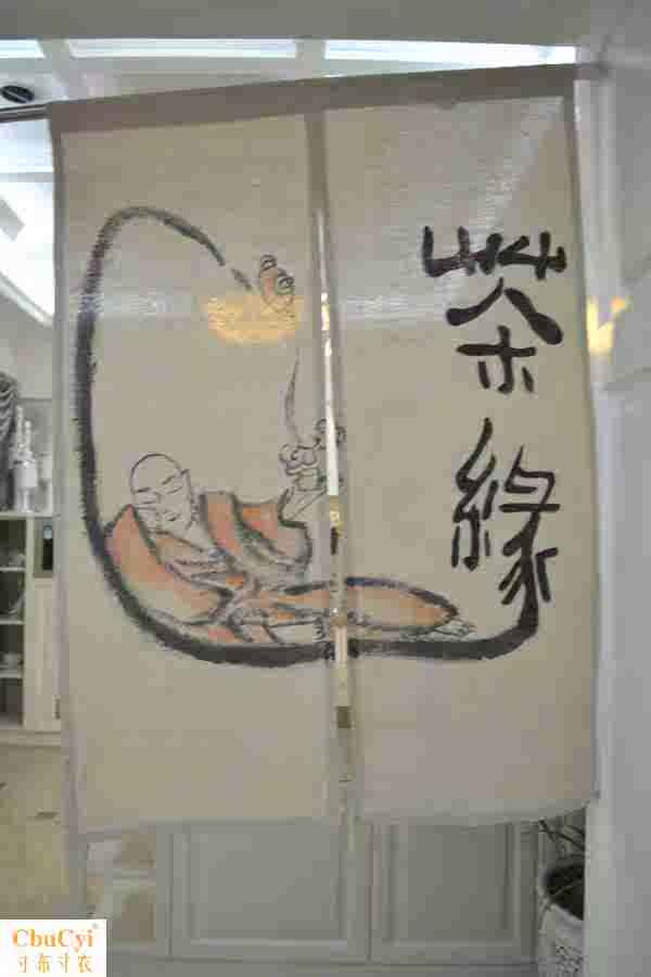包邮热销中式纯手绘日本门帘特色装饰挂帘设计定做艺术隔断布帘子在类目 居家布艺, 窗帘门帘及配件, 门帘中 - 来自Buy2taobao.com提供专业的淘宝代购服务