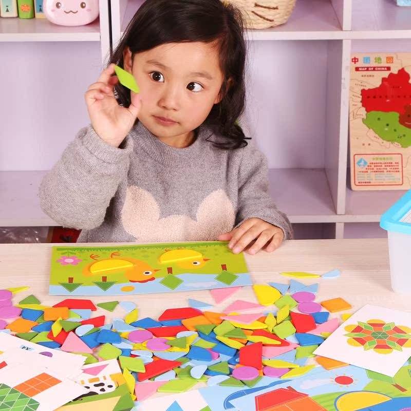加厚玩具超大立体小孩拼图益智 3-6岁形状组装儿童少儿彩色小学生|msdalam kategori Toy/bayi/teka-teki/blok bangunan/model, manik/teka-teki/Pasangan/pemasangan/Pukul mainan, teka-teki/teka-teki - dari Buy2taobao.com untuk memberikan perkhidmatan ejen Taobao profesional membeli