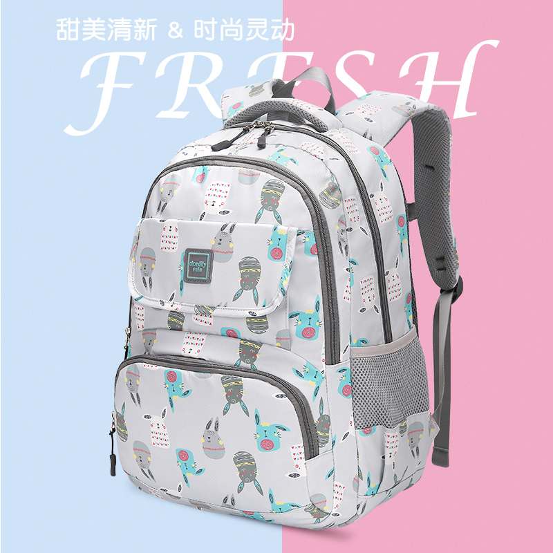 Junior school student schoolbag Korean Edition high school student 2019 High-capacity Backpack Campus Simplicity Like a breath of fresh air knapsackin the Leather/Lady bags/Men's bag, Backpack category - from Buy2taobao.com to provide professional Taobao agent buy service