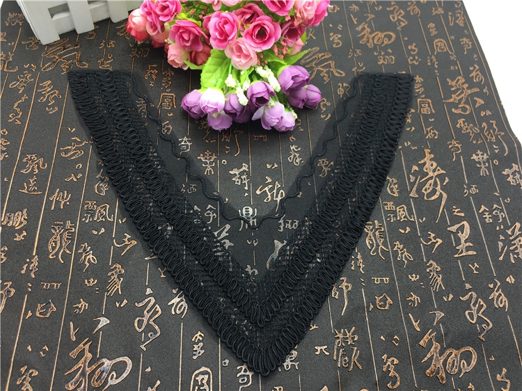蕾丝布料服装装饰材料衣服领口花边辅料小香风V领领花T恤DIY手工在类目 居家布艺, 缝纫DIY材料、工具及成品, 缝纫DIY配件/辅料/配饰, 花边中 - 来自Buy2taobao.com提供专业的淘宝代购服务