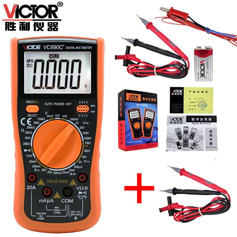 字万用表vc8900 数显能表多功能防烧电工胜仪器victor高精度数在类目 五金/工具, 仪器仪表, 万用表中 - 来自Buy2taobao.com提供专业的淘宝代购服务