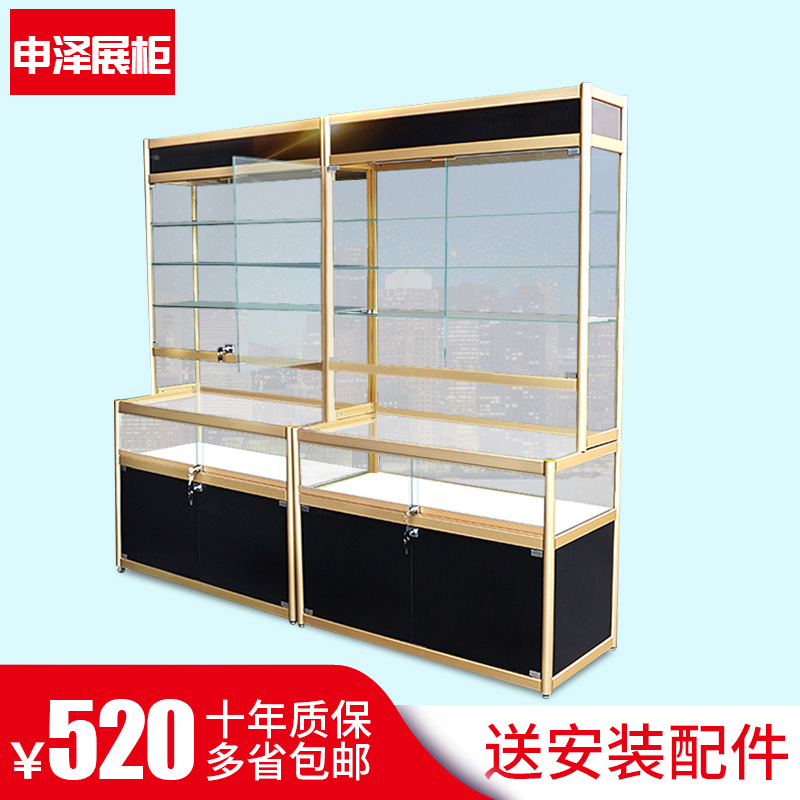 精品展示柜玻璃货柜样妆品陈列柜产品展示架品柜台饰品模型展柜化在类目 商业/办公家具, 货架/展柜, 精品展柜/陈列柜中 - 来自Buy2taobao.com提供专业的淘宝代购服务