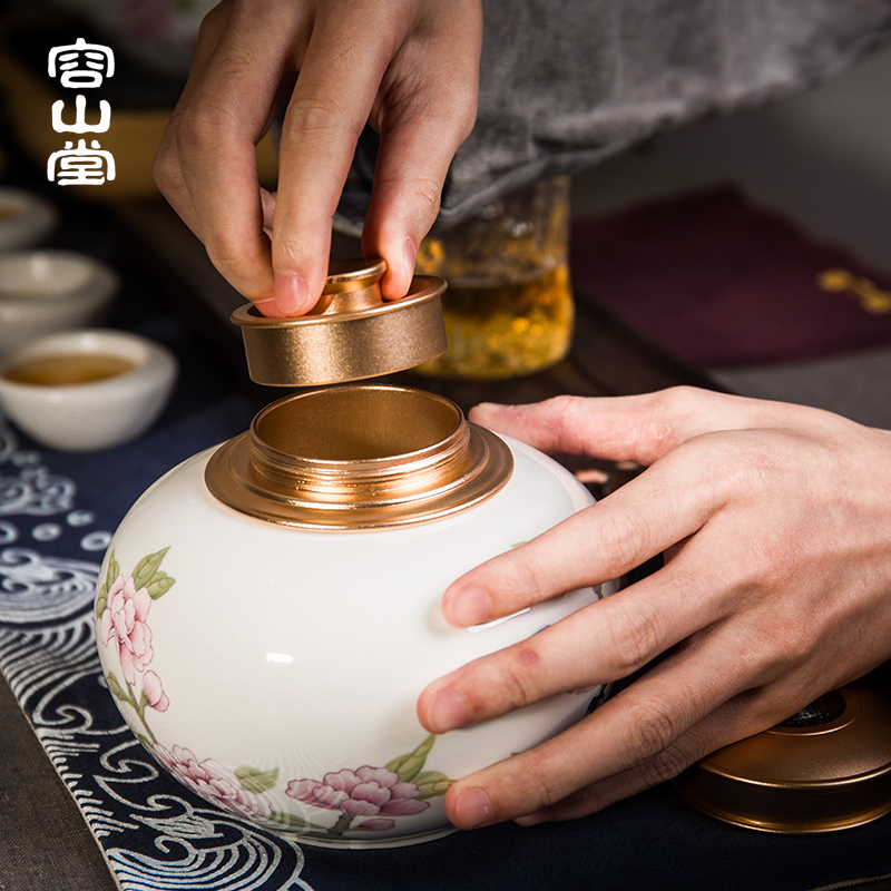 儲物罐普洱茶餅包裝盒 大號手繪密封罐醒茶惜時 陶瓷茶葉在類目 餐飲具, 茶具, 茶葉罐中 - 來自Buy2taobao.com提供專業的淘寶代購服務