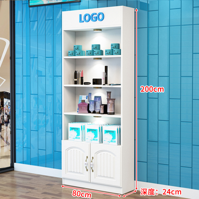化妆品展示柜简约现代柜自由组合货架陈列柜美容院柜子护肤产品展在类目 商业/办公家具, 货架/展柜, 精品展柜/陈列柜中 - 来自Buy2taobao.com提供专业的淘宝代购服务