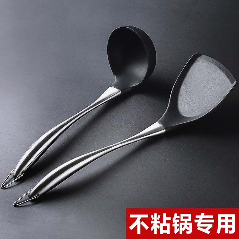 家用硅胶锅铲不粘锅专用小铲子橡胶家用耐高温勺子不锈钢汤勺厨房在类目 厨房/烹饪用具, 烹饪用具, 烹饪勺铲, 锅铲中 - 来自Buy2taobao.com提供专业的淘宝代购服务