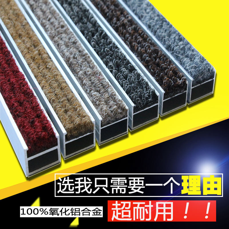 門廳鋁合金地墊進戶防塵毯嵌入式酒店商用防滑除塵蹭腳刮泥定制做在類目 居家布藝, 地毯中 - 來自Buy2taobao.com提供專業的淘寶代購服務