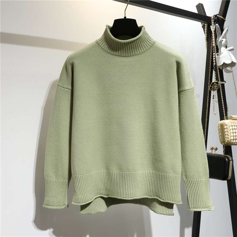Easy sweater thickening Autumn and winter new pattern Korean Edition Socket Sweater Split ends Half a jacketin the Women's clothing/Boutique , Sweaters category - from Buy2taobao.com to provide professional Taobao agent buy service