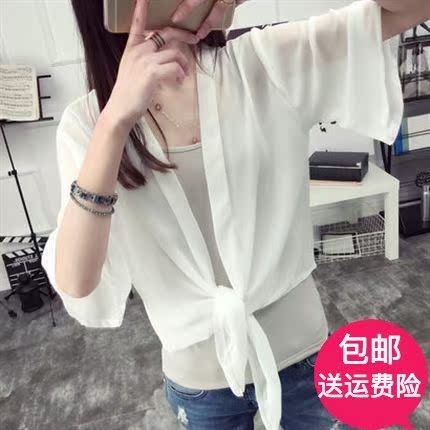 Chiffon Shawl coat summer Versatile have cash less than that is registered in the accounts summer Thin section Short sleeved Small waistcoat skirt Cardiganin the Women's clothing/Boutique , Jacket category - from Buy2taobao.com to provide professional Taobao agent buy service