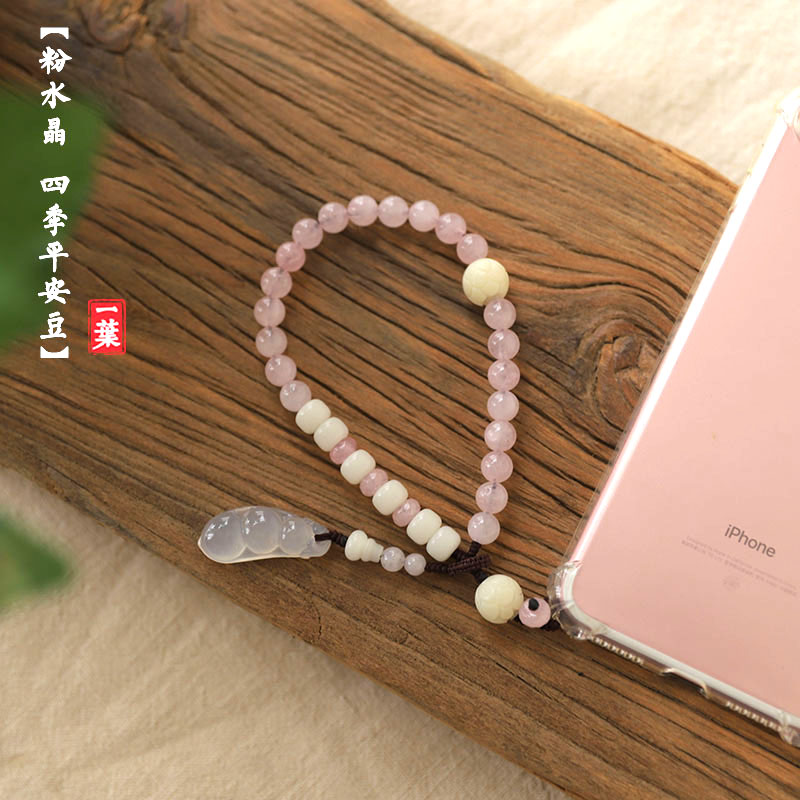 原创菩提粉水晶复古风挂绳挂件女创意可拆卸文艺短款流苏手机挂链|ruв категории Цифровые аксессуары, аксессуары для мобильных телефонов, аксессуары для мобильных телефонов, мобильный телефон/телефон цепь - от Buy2taobao.com для оказания профессиональной услуги покупки агента Taobao