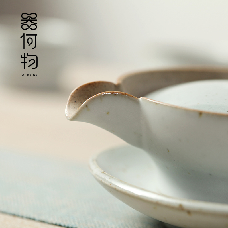 Coarse pottery Three talents Cover bowl Japanese Large ceramics Teacup Kungfu Online tea set modern household Teapotin the Tableware , Tea set , Tureen category - from Buy2taobao.com to provide professional Taobao agent buy service