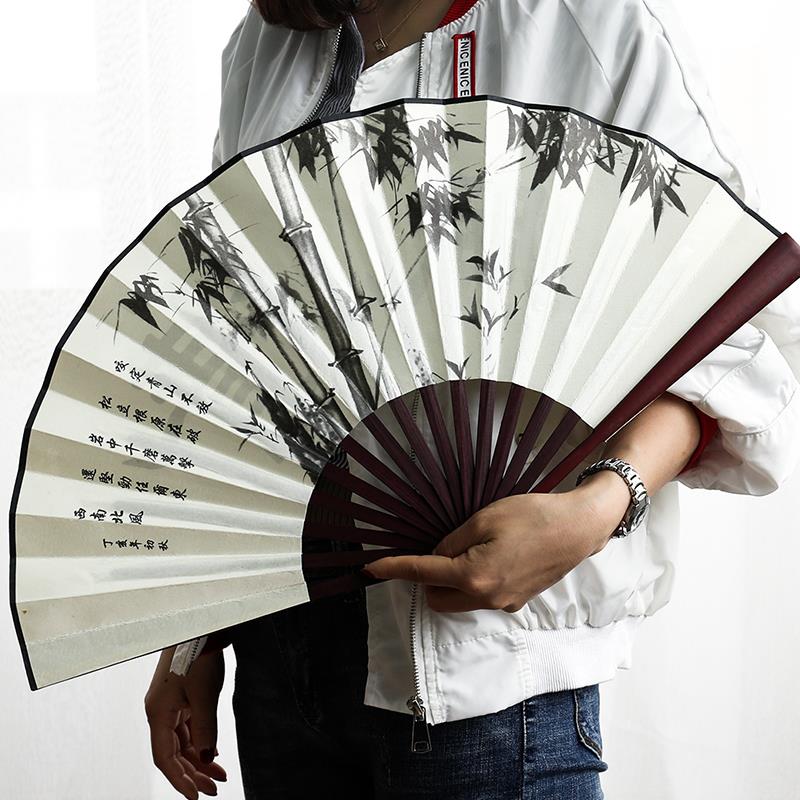 折扇中国风男士绢扇折叠男扇古风扇子日用礼品礼物汉服摄影扇在类目 模玩/动漫/周边/cos/桌游, Cosplay服饰/道具/服务, COSPLAY配件/道具/人偶服中 - 来自Buy2taobao.com提供专业的淘宝代购服务