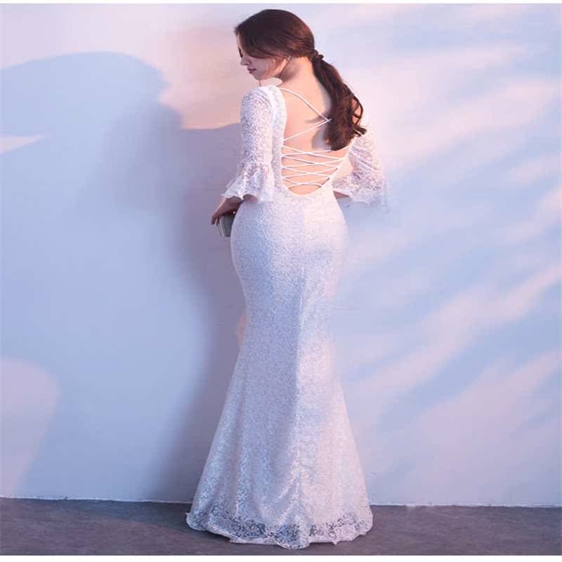 2017 new pattern have more cash than can be accounted for Lace Self cultivation Sleeve Hollow Nightclub host Auto Salon girls Evening dress Annual meeting Eveningin the Women's clothing/Boutique , Wedding/Cheongsam/Formal dress , Formal dress/Evening category - from Buy2taobao.com to provide professional Taobao agent buy service