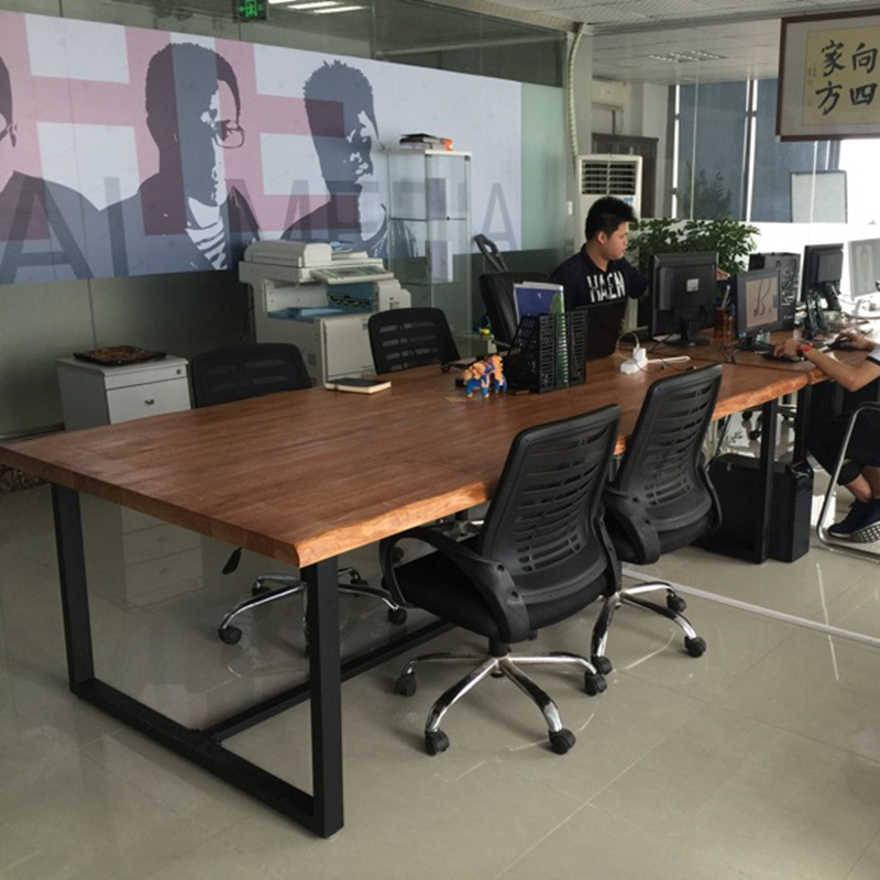 .American style loft Industry Retro Strip Plate Conference table Long table Simplicity modern solid wood The computer table to work in an officein the Business/Office Furniture , Office Furniture , Desk , Conference table category - from Buy2taobao.com to provide professional Taobao agent buy service