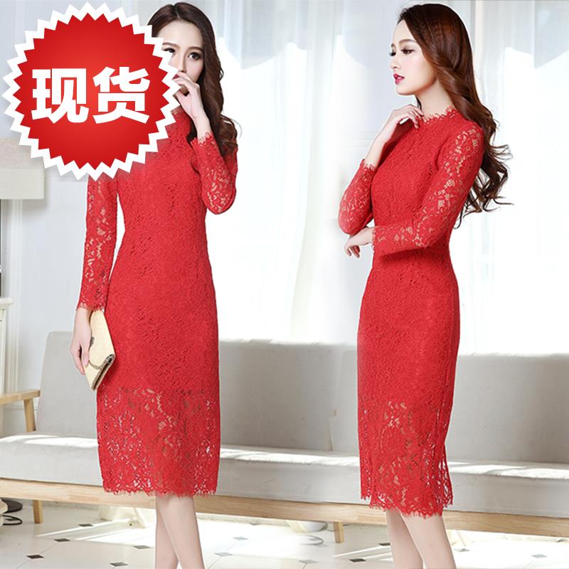 胖人大红色裙显瘦晚礼服婚礼敬酒服新娘春季2018 结婚w新款礼服女|msdalam kategori Butik wanita / wanita, perkahwinan/Cheongsam/pakaian, pakaian/malam - dari Buy2taobao.com untuk memberikan perkhidmatan ejen Taobao profesional membeli