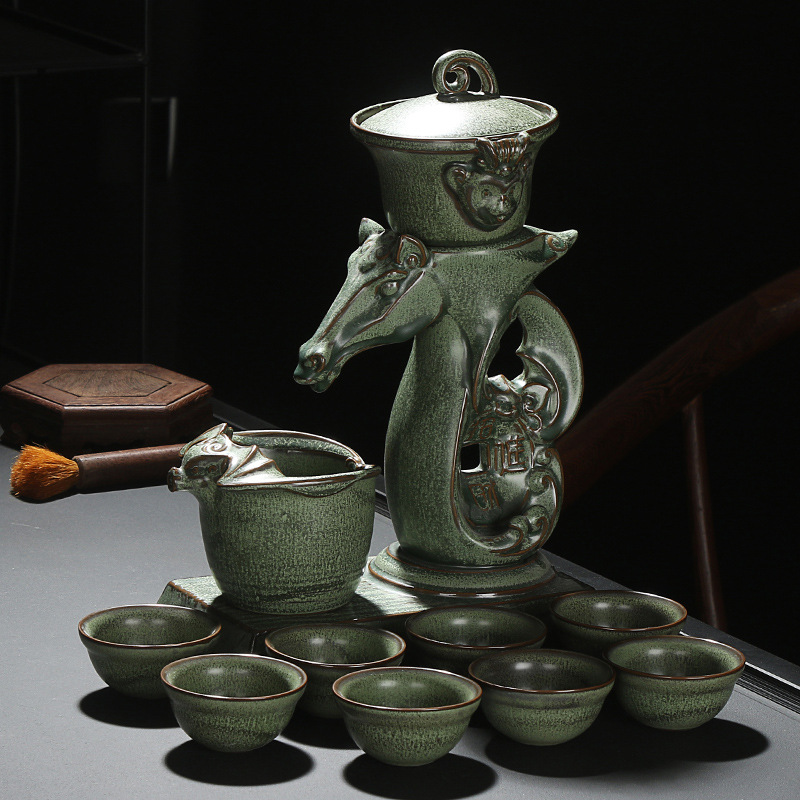 时来运转懒人防烫泡茶器石墨个人家用陶瓷全自动功夫茶具套装在类目 餐饮具, 茶具, 整套茶具中 - 来自Buy2taobao.com提供专业的淘宝代购服务