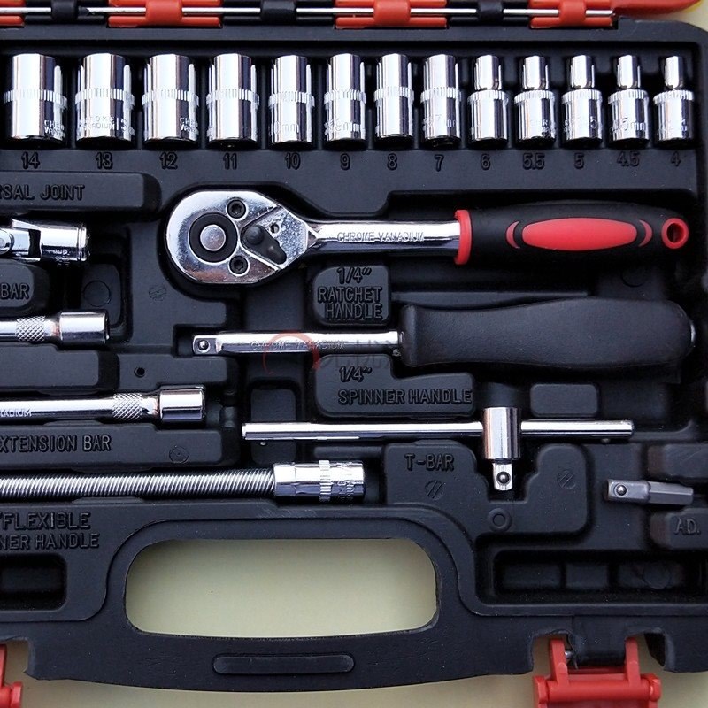New car repair 46 piece 53 suit tool Automobile Service suit Sleeve Ratchet wrench hardware Combination of toolsin the Hardware/Tool , Hand Tools , Automotive car care tools , Universal Auto Repair Set category - from Buy2taobao.com to provide professional Taobao agent buy service