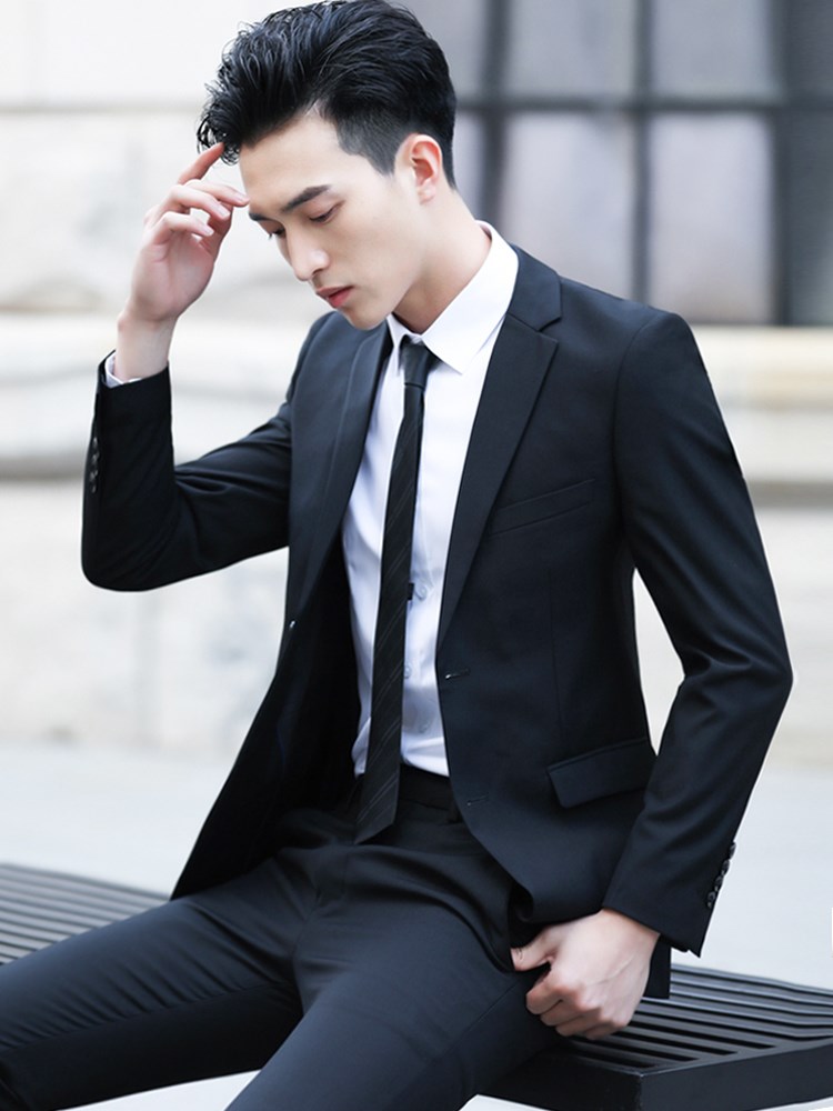 西服套装男士外套上衣青年韩版修身商务休闲职业正装夏季小西装男在类目 男装, 西服中 - 来自Buy2taobao.com提供专业的淘宝代购服务