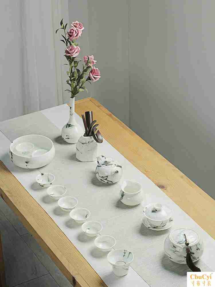 Kungfu Online tea set suit household Hand drawn Teapot lid teacup Blue and white ceramics Office Gifts a complete set Gift boxin the Tableware , Tea set , Kung Fu Tea category - from Buy2taobao.com to provide professional Taobao agent buy service