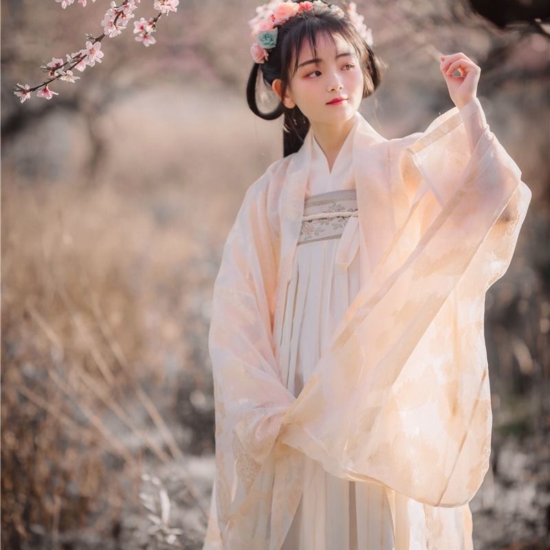 榮姬古裝漢服春裝女改良魏晉齊胸襦裙大袖衫漢服新淡雅女學生套裝在類目 運動/瑜伽/健身/球迷用品, 舞蹈/健美操/體操, 中國古典舞, 古典舞服中 - 來自Buy2taobao.com提供專業的淘寶代購服務