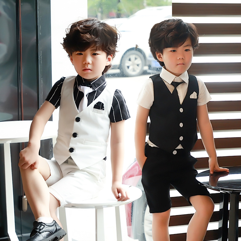夏季童装男童演出小西装套装儿童马甲三件套花童礼服韩版一件代发在类目 女装/女士精品, 婚纱/旗袍/礼服, 礼服/晚装中 - 来自Buy2taobao.com提供专业的淘宝代购服务