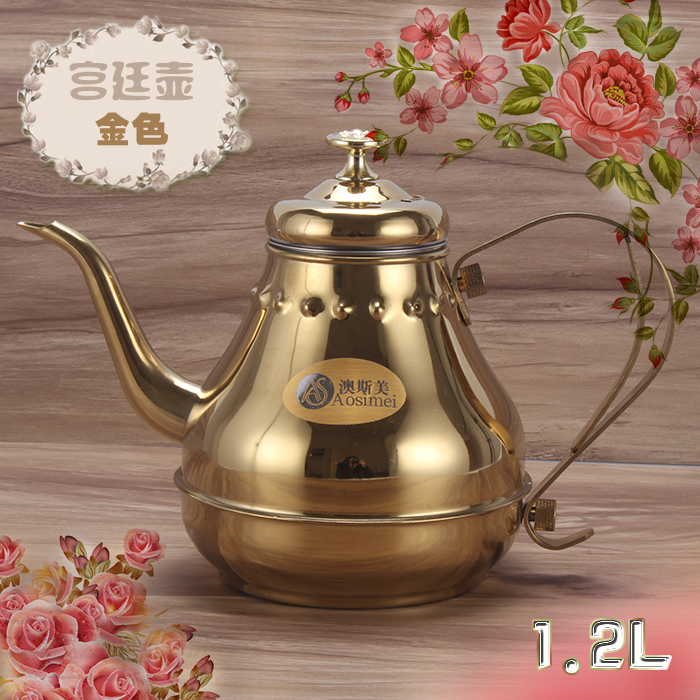 Stainless steel Court pot Kettle Coffee pot household Proboscis 1.8L Pot French filtrationin the Tableware , Coffee , Coffee pot category - from Buy2taobao.com to provide professional Taobao agent buy service