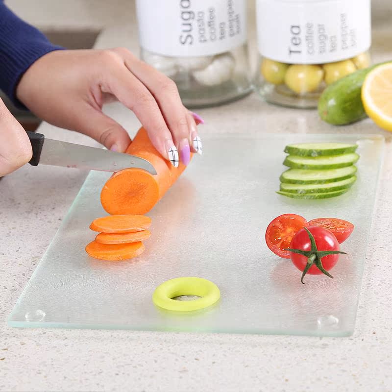 chopping block Antibacterial Vegetable board Cutting board Glass Vegetable board Punch holes Portable household Large transparent thickening Temperedin the Kitchen/Cooking utensils , Cooking utensils , Chopping/Chopping board category - from Buy2taobao.com to provide professional Taobao agent buy service
