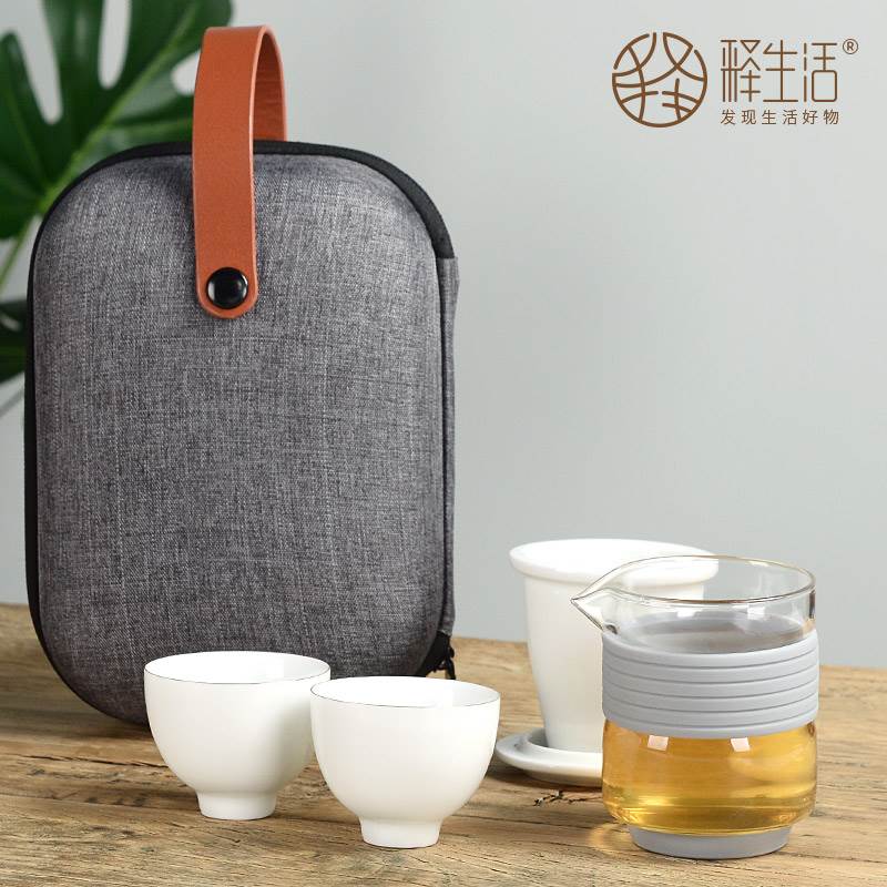便攜式旅行小號壹壺二杯茶具套裝白瓷快客杯功夫茶具包在類目 餐飲具, 茶具, 功夫茶具中 - 來自Buy2taobao.com提供專業的淘寶代購服務