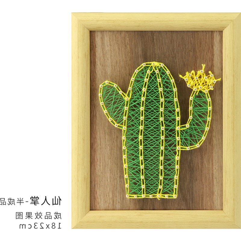 画diy材料包礼物绕线办公室桌面手作摆件新新减压亲子手工弦丝在类目 家居饰品, 装饰画, DIY/数字油画中 - 来自Buy2taobao.com提供专业的淘宝代购服务