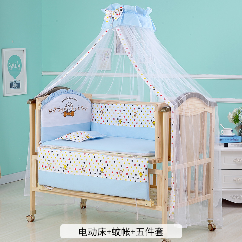 篮床智能新生儿多功能自动婴儿床实木电动摇宝宝拼接大床安抚哄睡在类目 尿片/洗护/喂哺/推车床, 童床/婴儿床/摇篮/餐椅, 婴儿床/儿童床中 - 来自Buy2taobao.com提供专业的淘宝代购服务