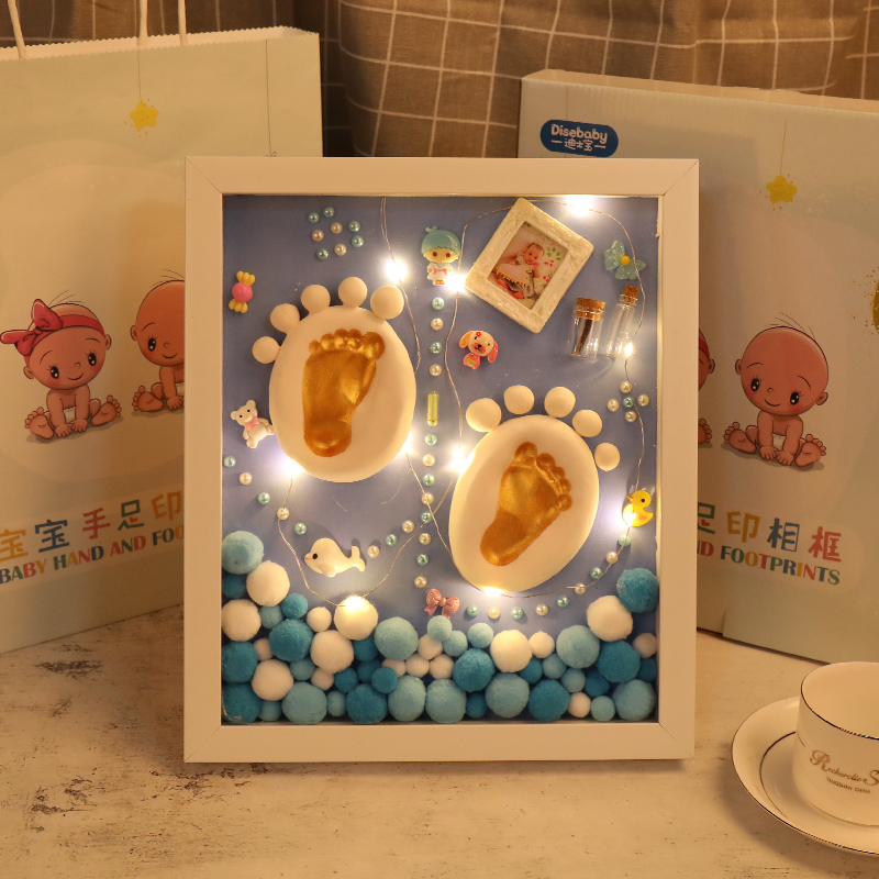 宝宝手足脚印泥创意婴儿满月永久儿童一周岁生日礼物男女孩纪念品|ruв категории игрушка/коляска/головоломка/блоки/модель, Ребенок сувениры/характер продукта, руки следы - от Buy2taobao.com для оказания профессиональной услуги покупки агента Taobao
