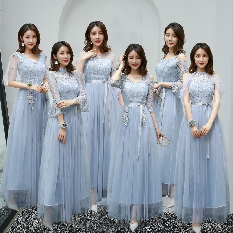 中式伴娘服女2018新款香槟色中国风长袖加厚礼服裙长款冬季|ruв категории Женская одежда, Cвадебные платья, платье/вечернее платье - от Buy2taobao.com для оказания профессиональной услуги покупки агента Taobao