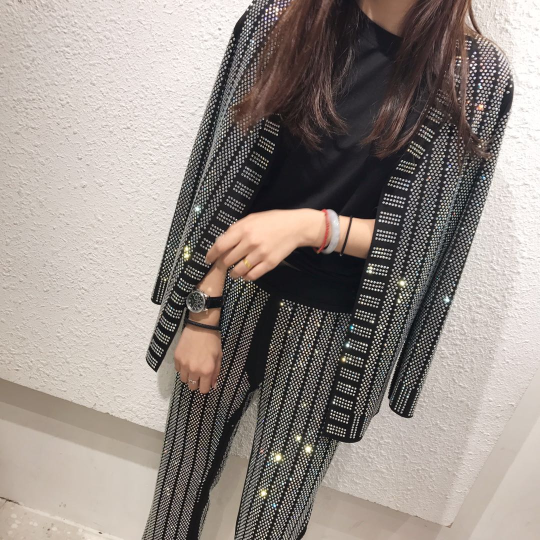 Cardigan suit Thailand Grapefruit MM2019 Spring new pattern V-neck Long sleeve high temperaturein the Women's clothing/Boutique , Set/Student uniforms/Work uniforms , Other suits category - from Buy2taobao.com to provide professional Taobao agent buy service