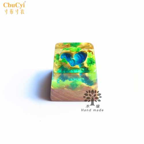 木缘手作 Cur de Voh湖 机械键帽 树脂木键帽 手工|ruв категории компьютерное оборудование/дисплей/Компьютерная периферия, клавиатура - от Buy2taobao.com для оказания профессиональной услуги покупки агента Taobao