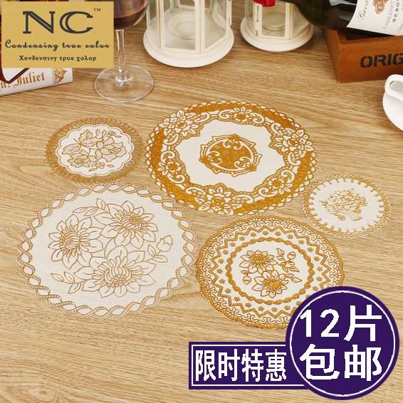 KTV杯垫啤酒杯垫垫子烟灰缸PVC方形圆形耐热防滑烫金茶杯垫 餐垫|ruв категории посуда, кубок/кубок/чайник, подставки - от Buy2taobao.com для оказания профессиональной услуги покупки агента Taobao