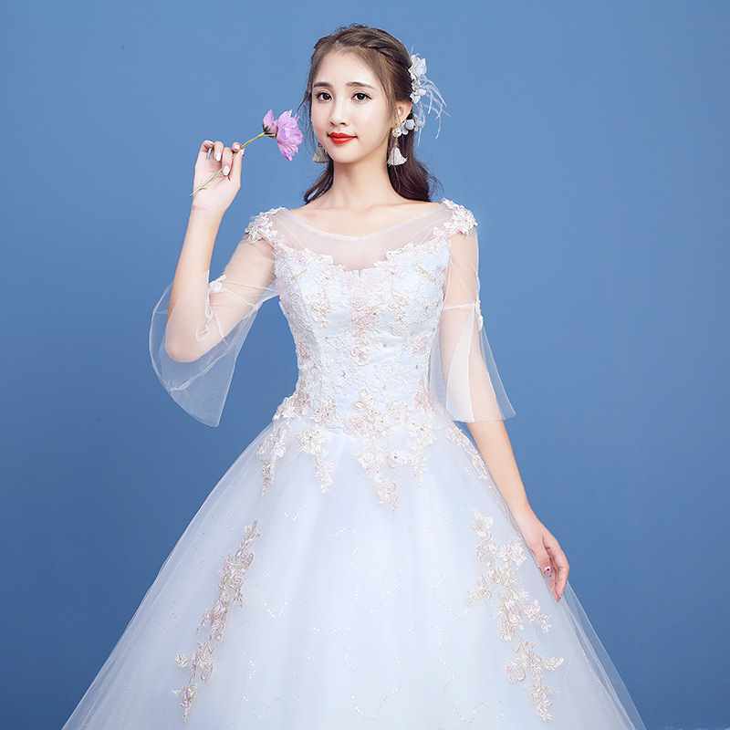 pregnant woman bride new pattern colour Lace Sleeve Tailing Large Wedding dress full dress marry TD03in the Women's clothing/Boutique , Wedding/Cheongsam/Formal dress , Wedding category - from Buy2taobao.com to provide professional Taobao agent buy service