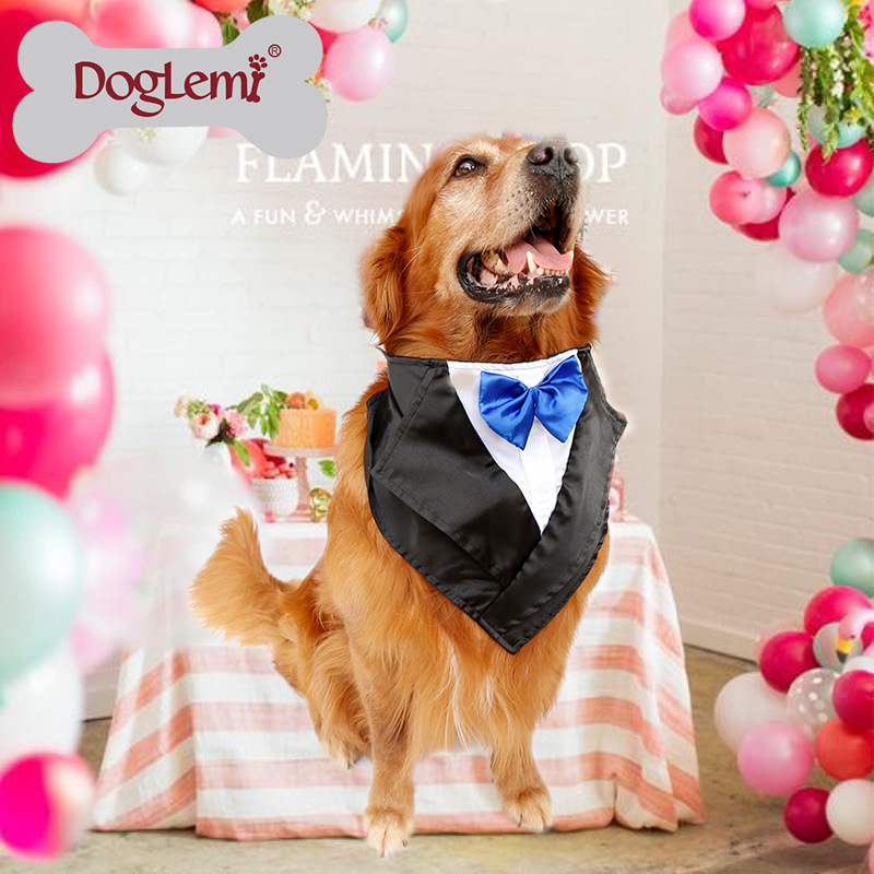 狗三角围巾大型犬金毛2019热销婚纱燕尾服大古牧帅气宠物领巾围巾|ruв категории животное/Животное питание и принадлежностей, одежды и аксессуаров для домашних животных, одежда/заказ товаров (новый), галстук - от Buy2taobao.com для оказания профессиональной услуги покупки агента Taobao