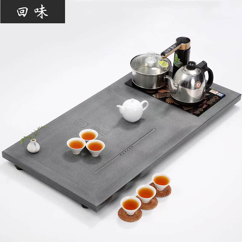 天然乌金石茶盘电磁炉简约石头茶台茶具全自动茶盘一体家用整套装在类目 餐饮具, 茶具, 茶盘中 - 来自Buy2taobao.com提供专业的淘宝代购服务