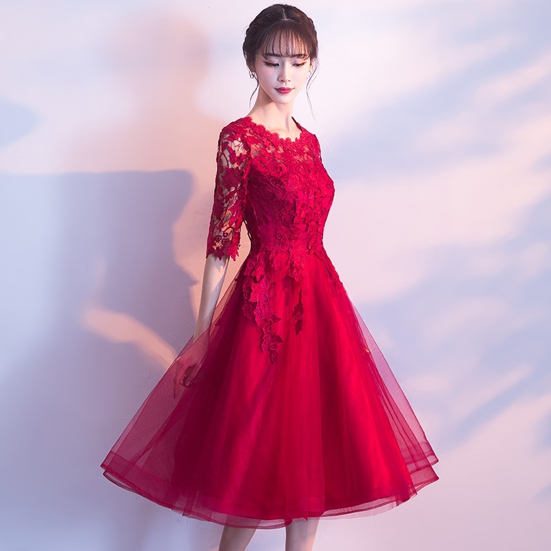 Spring and summer Large gules bride pregnant woman Back doors, Evening dress marry Toast clothing Long sleeve Frockin the Women's clothing/Boutique , Wedding/Cheongsam/Formal dress , Formal dress/Evening category - from Buy2taobao.com to provide professional Taobao agent buy service