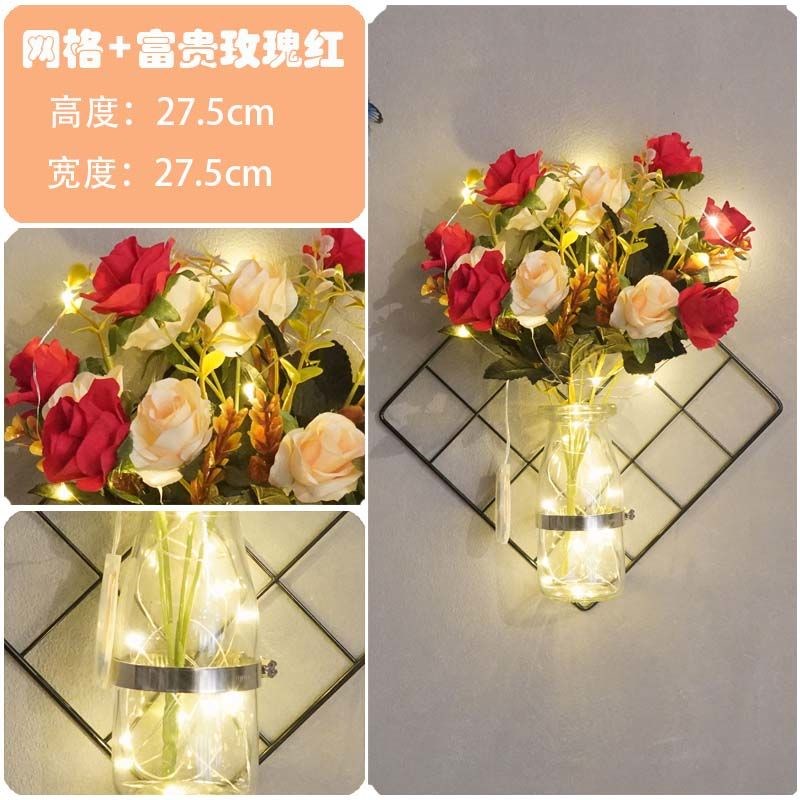 干花饭店挂式壁式铁艺花篮挂墙女生大气美发店装饰楼梯墙壁挂件在类目 家居饰品, 壁饰中 - 来自Buy2taobao.com提供专业的淘宝代购服务