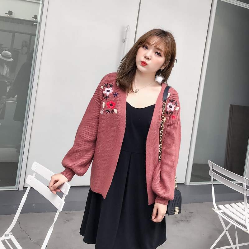 采多宝大码女装2018胖妹妹秋装新款灯笼袖开衫毛衣外套刺绣my0009|msdalam kategori Butik wanita / wanita, wanita saiz besar - dari Buy2taobao.com untuk memberikan perkhidmatan ejen Taobao profesional membeli