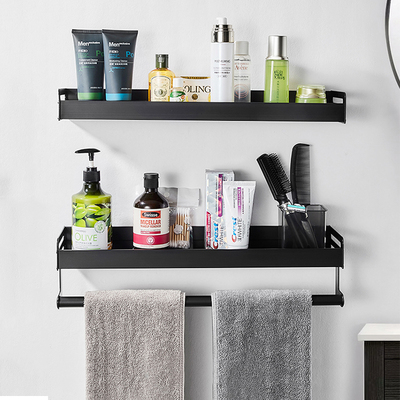 浴室化妆品置物架免打孔壁挂卫生间洗手洗漱台厕所托盘淋浴房收纳