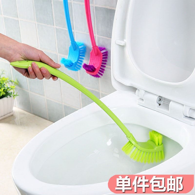 Two-sided thickening Dead space Long handle toilet brush Toilet brush clean Bend Crevice Wash Health Brushin the Family/Personal Cleaning Tools , Sanitary appliances/Bathroom accessories , Toilet/Toilet brush category - from Buy2taobao.com to provide professional Taobao agent buy service
