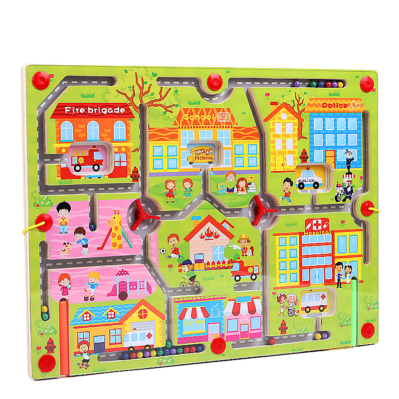 children Early education magnetic Maze The pen roll-on game 3-4 Parenting Flight chess Puzzle Toys for girlsin the Toy/Childs/Puzzle/Building block/Model , Unlock/Maze/Cube/Intelligence toys , Maze category - from Buy2taobao.com to provide professional Taobao agent buy service