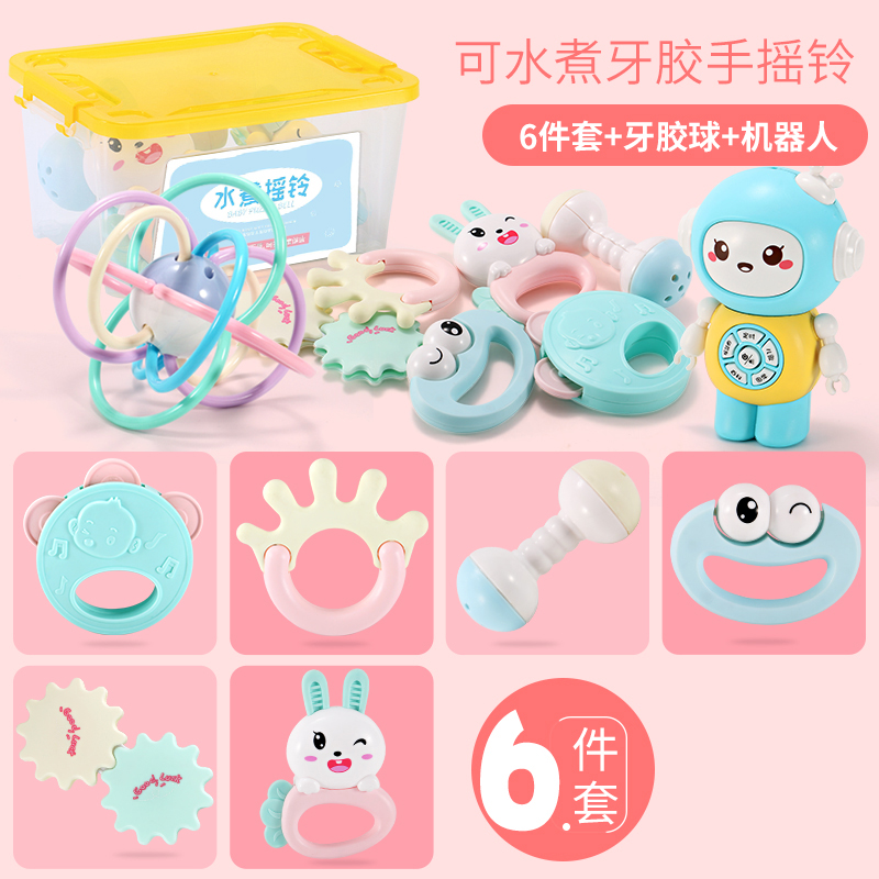 Rattle Baby Toys 3-6-12 Months baby 0-1 Boiled Teether newborn child Puzzlein the Toy/Childs/Puzzle/Building block/Model , Child Bell/Cloth Play/Appease toys , Rattles category - from Buy2taobao.com to provide professional Taobao agent buy service