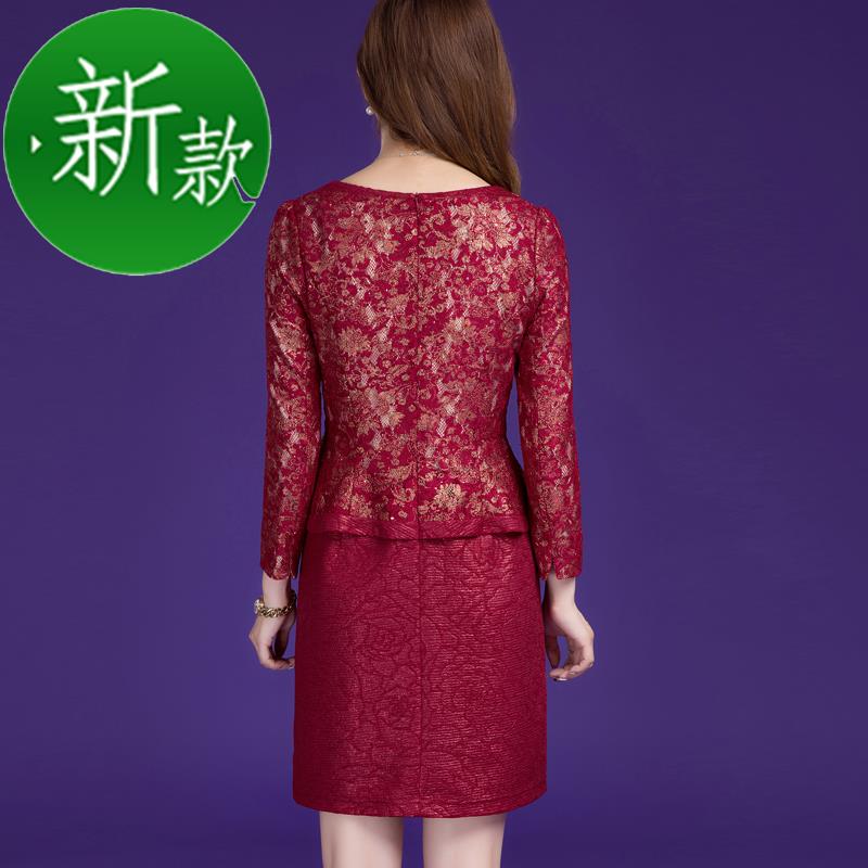 2017婚礼妈妈装连衣裙结婚宴大码假两件套装婚庆婆婆礼服|ruв категории Женская одежда, в пожилых женщин - от Buy2taobao.com для оказания профессиональной услуги покупки агента Taobao