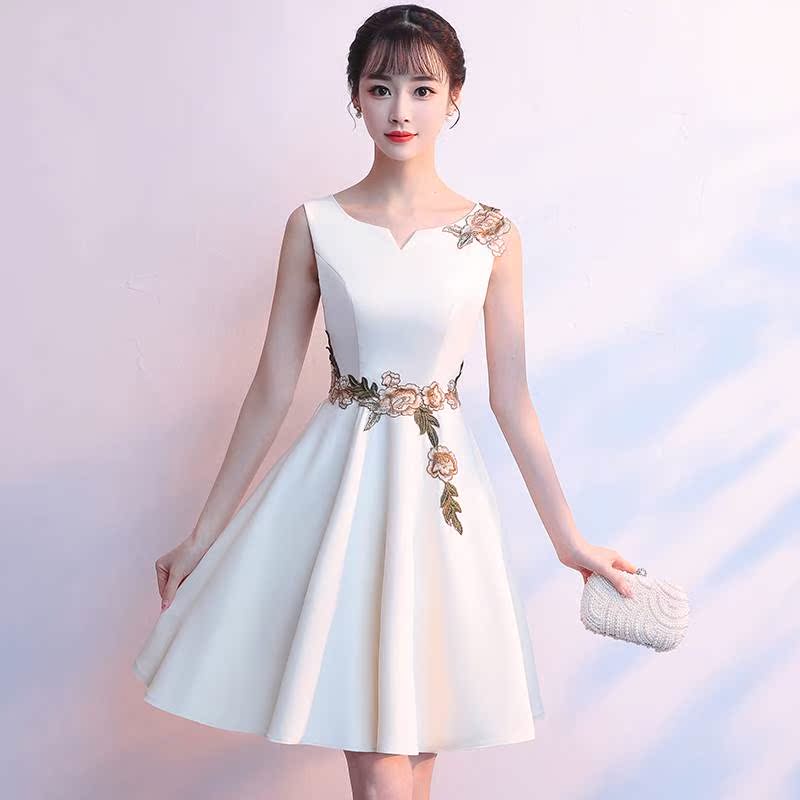 晚礼服女2019修身夏季宴会高贵优雅新款短款毕业派对伴娘小礼服裙在类目 女装/女士精品, 婚纱/旗袍/礼服, 礼服/晚装中 - 来自Buy2taobao.com提供专业的淘宝代购服务