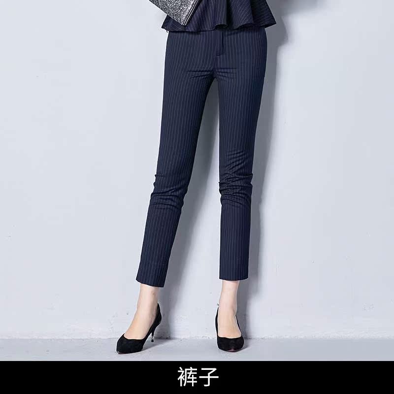 条纹职业套装女夏天短袖时尚气质修身面试正装工装工作服两件套裙在类目 女装/女士精品, 套装/学生校服/工作制服, 职业女裙套装中 - 来自Buy2taobao.com提供专业的淘宝代购服务